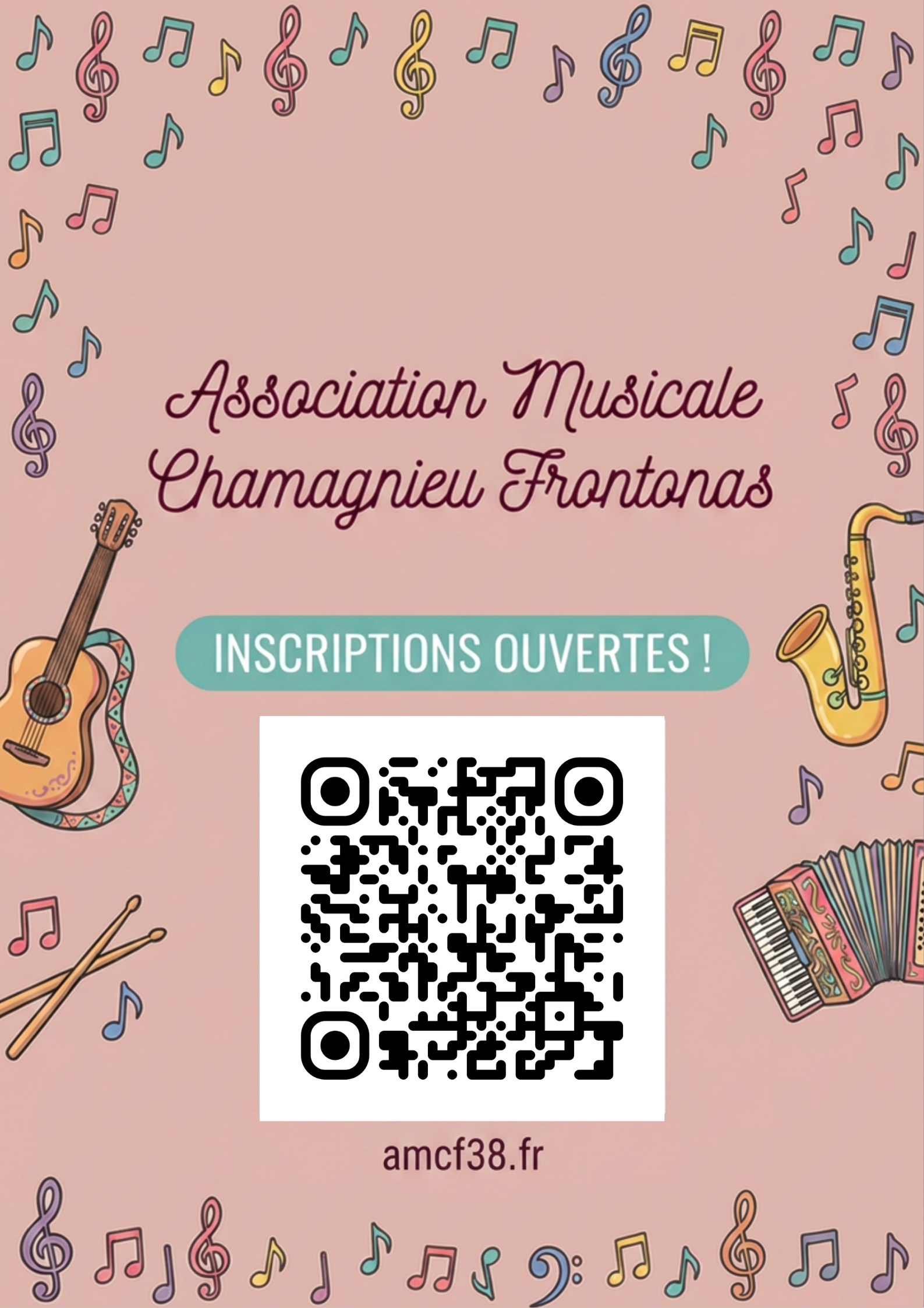 Affiche inscription 2026 2027